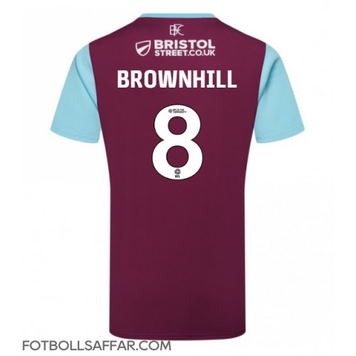 Burnley Josh Brownhill #8 Hemmatröja 2024-25 Kortärmad